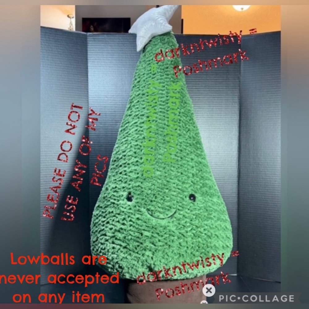 BNWT Jellycat REALLY BIG Amuseables Fraser Fir Christmas Tree RETIRED AUTH RCPT